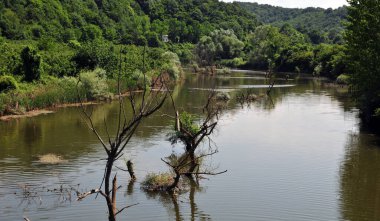 İstanbul 'un Agva Kasabası manzarası