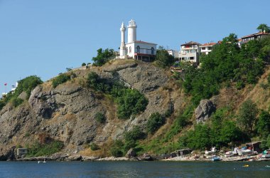 İstanbul Anadolu Feneri Kasabası manzaralı