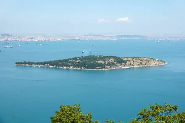Uitzicht Vanaf Eilanden Istanbul — Stockfoto