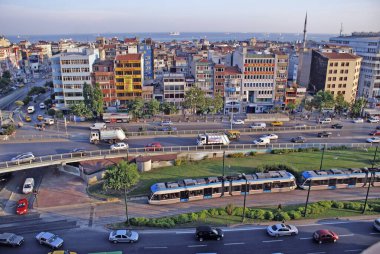 Aksaray 'dan İstanbul, Türkiye' ye manzara