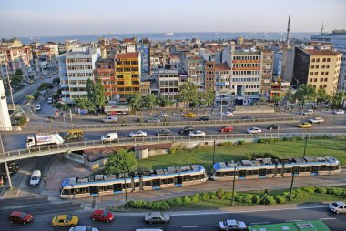 Aksaray 'dan İstanbul, Türkiye' ye manzara