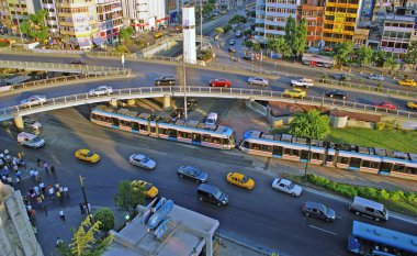 Aksaray 'dan İstanbul, Türkiye' ye manzara
