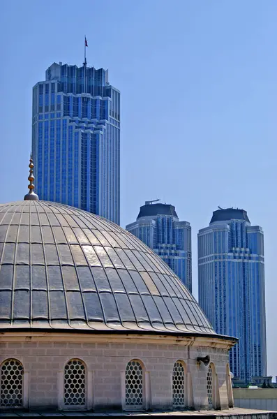 Uma Vista Maslak Istambul Turquia — Fotografia de Stock