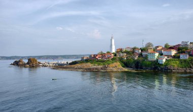 Türkiye 'nin Rumeli Feneri kentinin manzarası