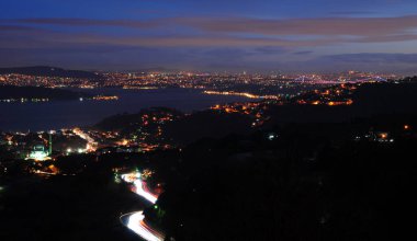 Türkiye 'nin Sariyer ilçesinden manzara