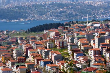 Türkiye 'nin Camlica Tepesi manzaralı