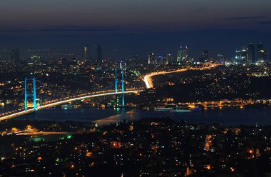 Türkiye 'nin Camlica Tepesi manzaralı