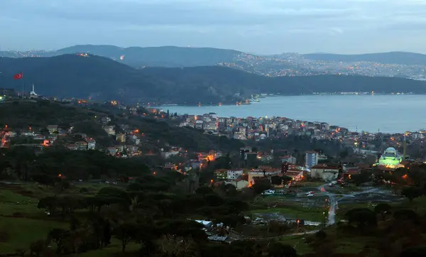 Uma Vista Cidade Turca Sariyer — Fotografia de Stock