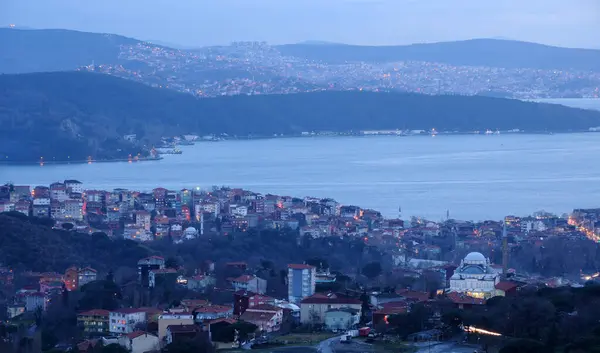 Uma Vista Cidade Turca Sariyer — Fotografia de Stock