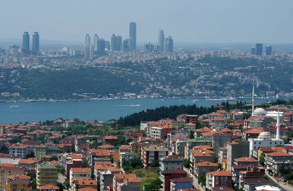 Türkiye 'nin Camlica Tepesi manzaralı