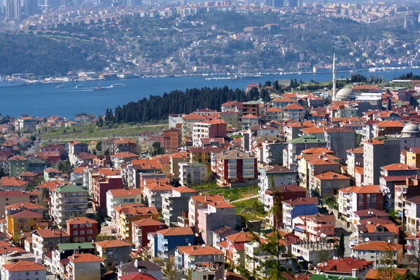 Pohled Tureckého Kopce Camlica — Stock fotografie