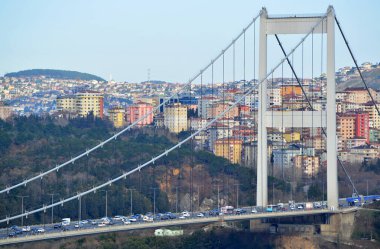 Türkiye 'deki Boğaz manzarası.