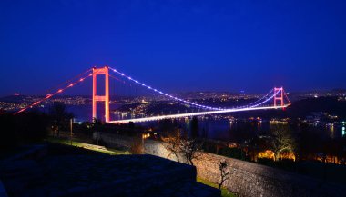 Türkiye 'deki Boğaz manzarası.