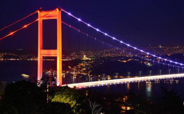 Türkiye 'deki Boğaz manzarası.