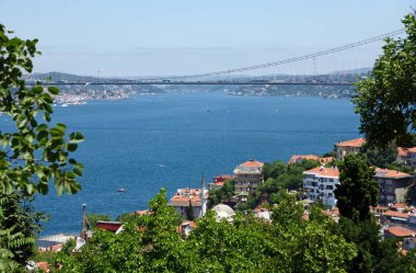 Türkiye 'deki Boğaz manzarası.