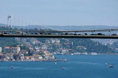 Türkiye 'deki Boğaz manzarası.