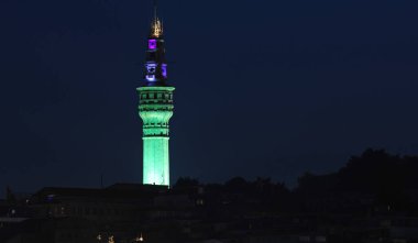 İstanbul, Türkiye 'den gece görüşü