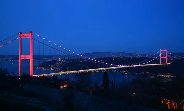 Uitzicht Vanuit Bosporus Turkije — Stockfoto
