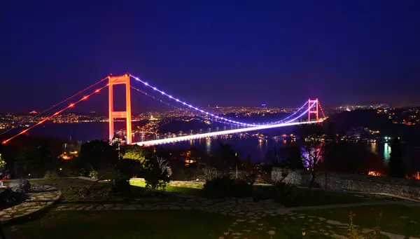 Türkiye 'deki Boğaz manzarası.