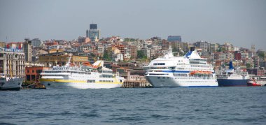 Türk Boğazı 'ndan gemi görünümü.