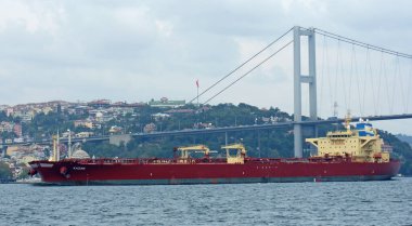 Türk Boğazı 'ndan gemi görünümü.