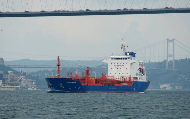 Türk Boğazı 'ndan gemi görünümü.