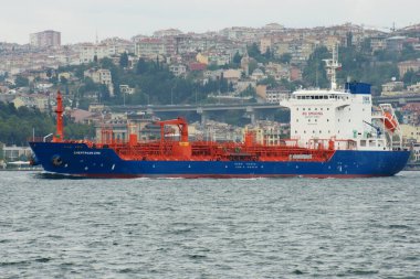 Türk Boğazı 'ndan gemi görünümü.