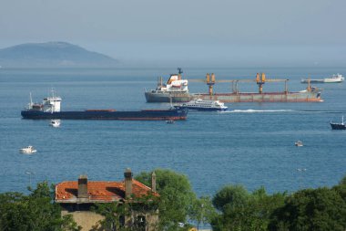 Türk Boğazı 'ndan gemi görünümü.