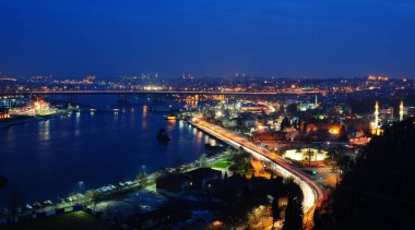 İstanbul 'dan Pierre Loti' nin manzarası