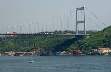 İstanbul 'daki Rumeli Kalesi manzaralı