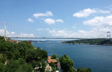 İstanbul 'daki Rumeli Kalesi manzaralı