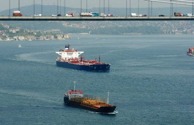 Türkiye 'nin İstanbul kentindeki Rumeli Kalesinden manzara