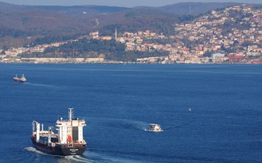 Türkiye 'nin Boğaz kentinden Görünüm.