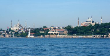 Türkiye 'nin Boğaz kentinden Görünüm.