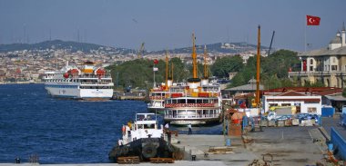 Türkiye 'nin Boğaz kentinden Görünüm.