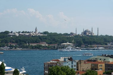 Türkiye 'nin Boğaz kentinden Görünüm.