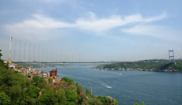 İstanbul 'daki Rumeli Kalesi manzaralı