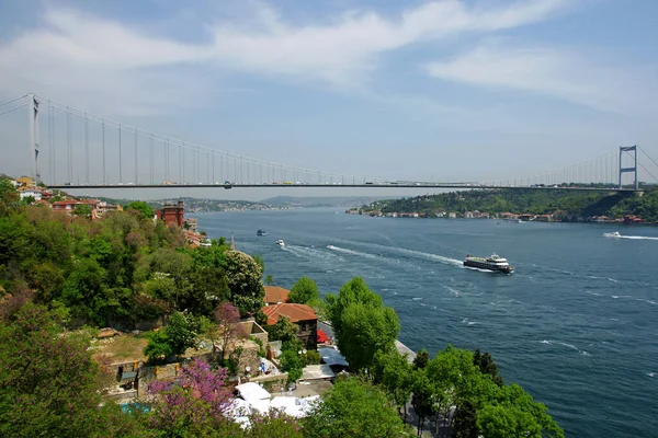 İstanbul 'daki Rumeli Kalesi manzaralı