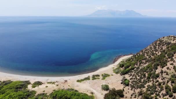 Gökçeada Daki Marmaros Plajı Türkiye — Stok video
