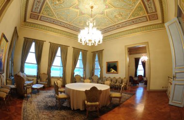 İstanbul, Türkiye 'deki Tarihi Sait Halim Paşa Köşkü.