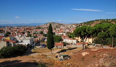Türkiye 'nin Balikesir ilinin Ayvalk tatil beldesinden manzara