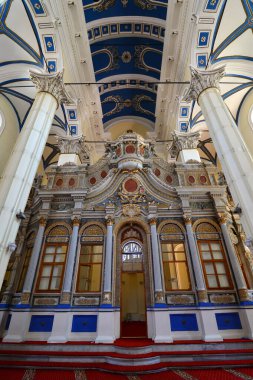 Türkiye 'de bir tatil kenti olan Ayvalik' ten bir manzara.