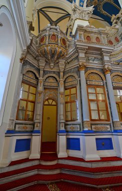 Türkiye 'de bir tatil kenti olan Ayvalik' ten bir manzara.