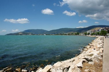 Türkiye 'nin Balikesir ilçesinin Erdek ilçesinden manzara
