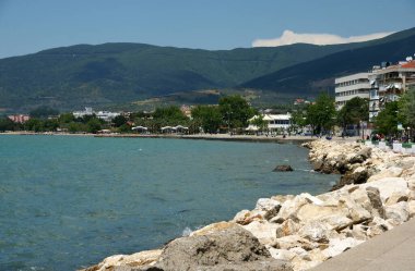 Türkiye 'nin Balikesir ilçesinin Erdek ilçesinden manzara