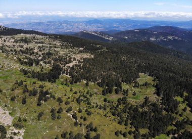 Kaz Mountains, located in Balikesir city of Turkey, is the most important mountain of the country with its rich vegetation and untouched nature. clipart