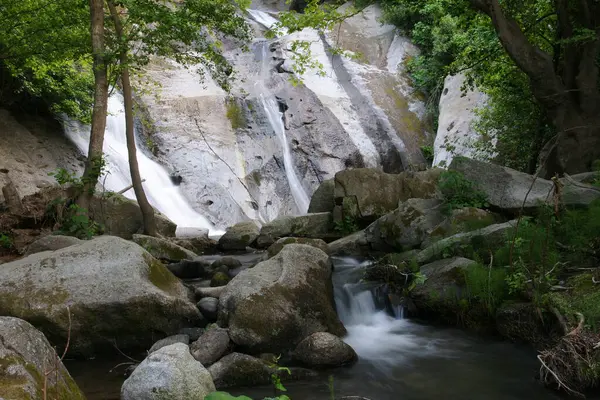 stock image Ormanli Waterfall in Erdek, Balikesir, Turkey