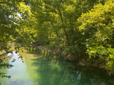Ulukaya Kanyonu ve Şelale manzarası Ulus, Bartin, Türkiye