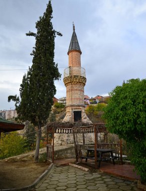 Türkiye 'nin Bilecik kentinin tarihi bölgesinden bir manzara