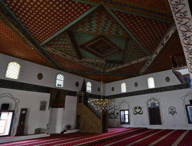 Türkiye 'nin Osmanlı kentinde yer alan Rustem Paşa Camii 16. yüzyılda inşa edildi..